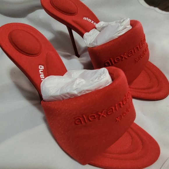 Alexander Wang Shoes - Alexander wang red 4 inch heel shoe